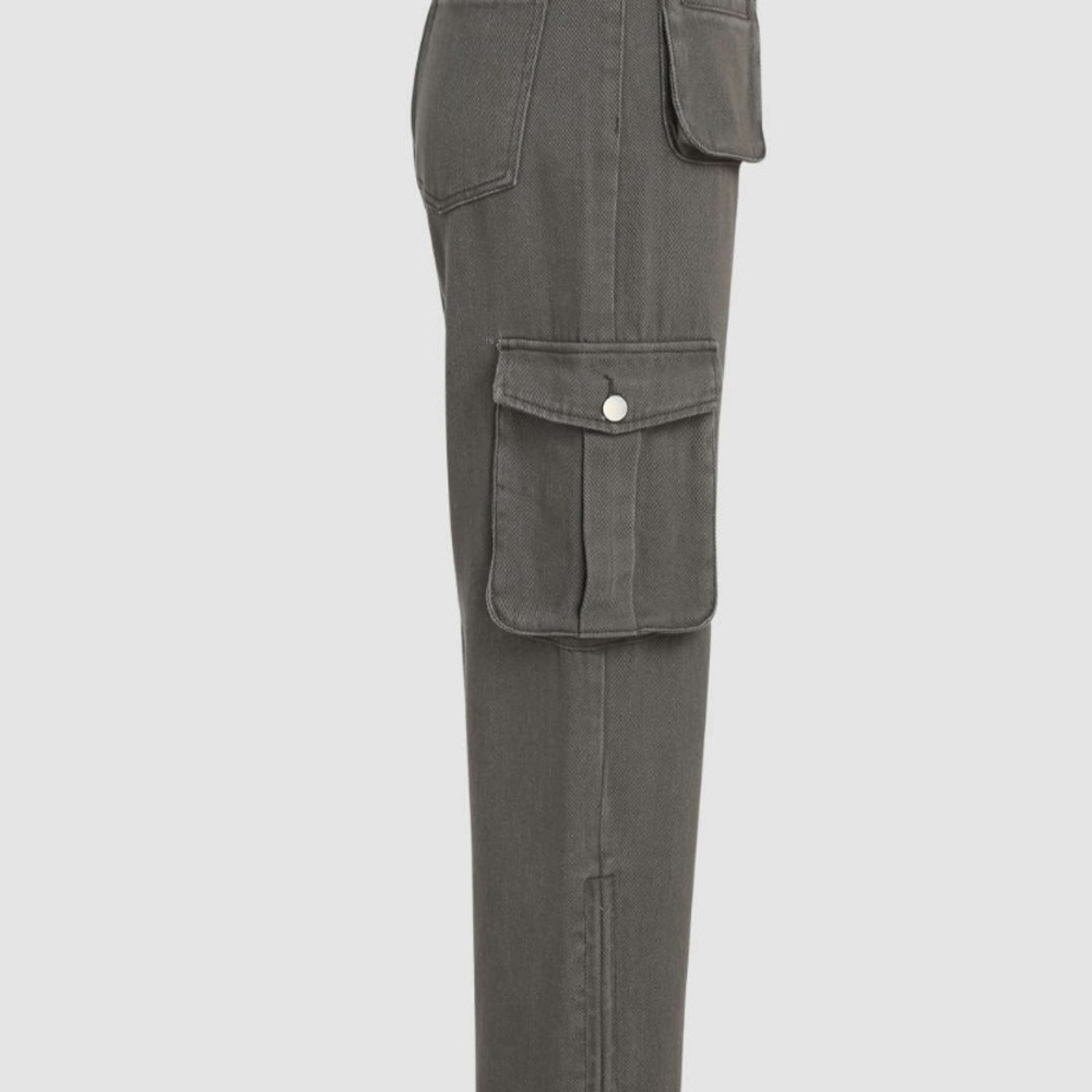 Cider Sz M NWT  - Gray Cargo Pants with Sturdy Material and Straight Fit - Picture 6 of 13